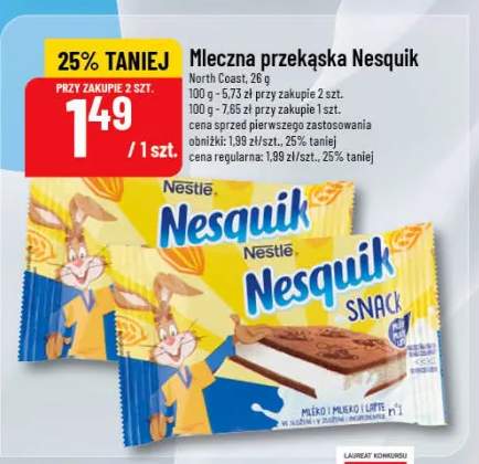Mleczna przekąska Nesquik
