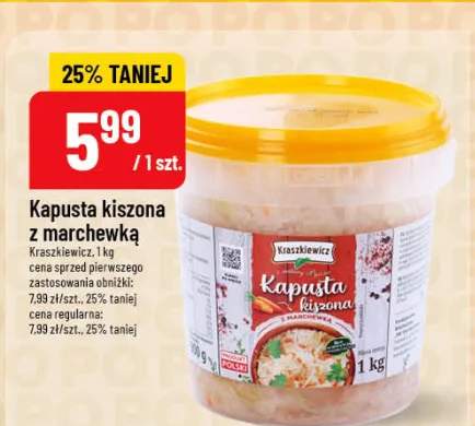 Kapusta kiszona z marchewką