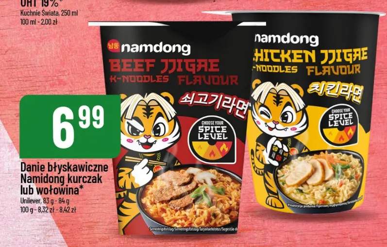 Danie błyskawiczne kurczak