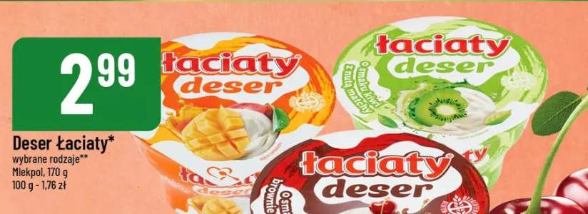 Deser Łaciaty wiśnia