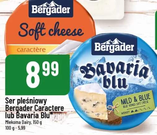 Ser pleśniowy Caractere lub Bavaria Blu