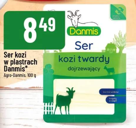 Ser kozi w plastrach