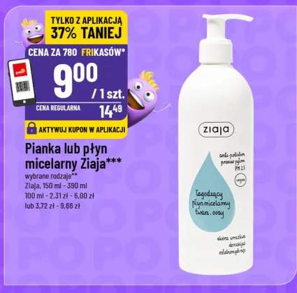 Pianka lub płyn micelarny