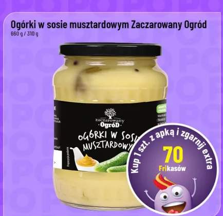 Ogórki w sosie musztardowym