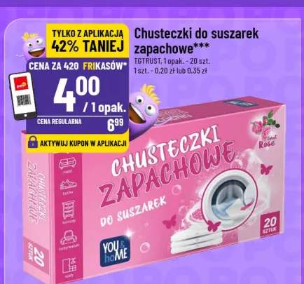 Chusteczki do suszarek zapachowe