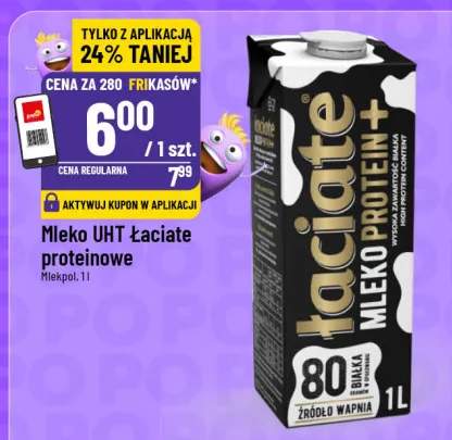 Mleko UHT łaciate proteinowe