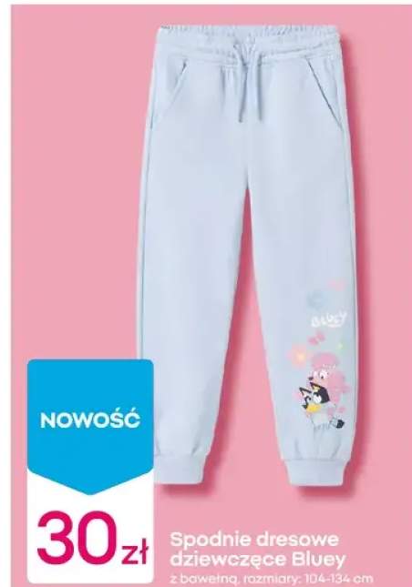 Spodnie dresowe dziewczęce Bluey