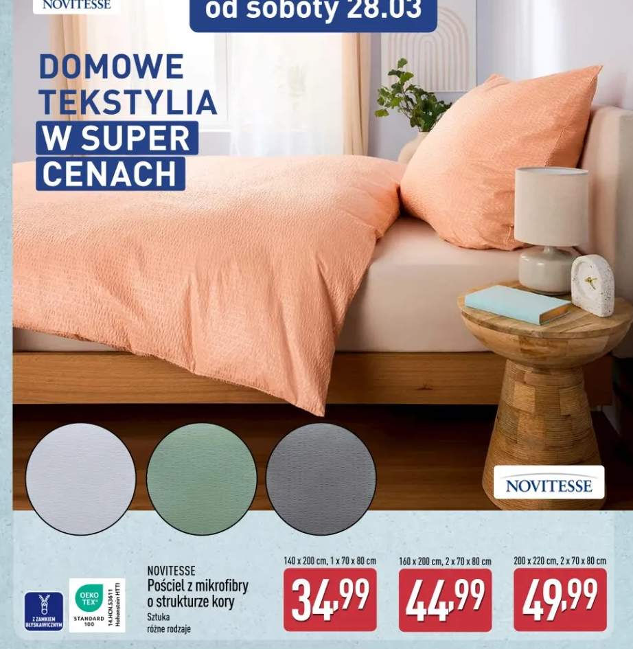 Pościel z mikrofibry o strukturze kory