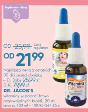 Witaminy w kroplach dla niemowląt i dzieci przysmak łatwo przyswajanych kropli