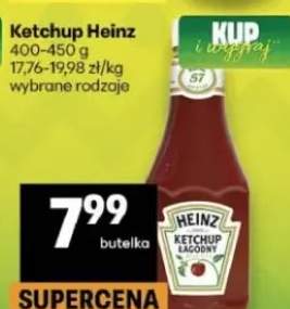 Ketchup Heinz wybrane rodzaje