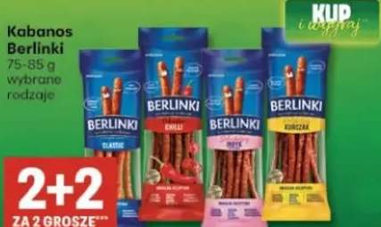 Kabanos Berlinki wybrane rodzaje