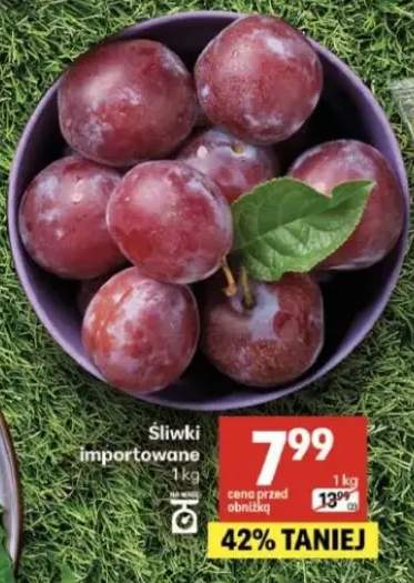 Śliwki importowane