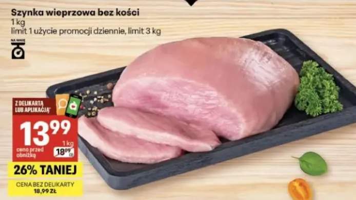 Szynka wieprzowa bez kości