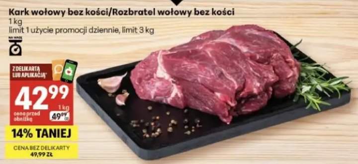 Rozbratel wołowy bez kości