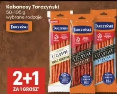 Kabanosy Tarczyński wybrane rodzaje