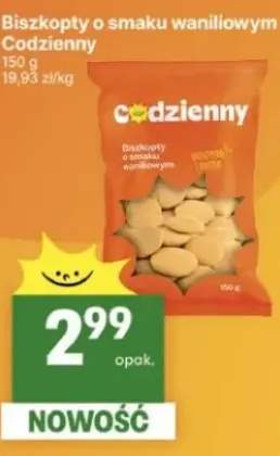 Biszkopty o smaku waniliowym