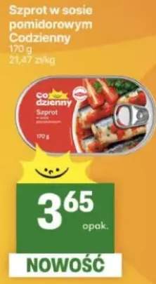 Szprot w sosie pomidorowym