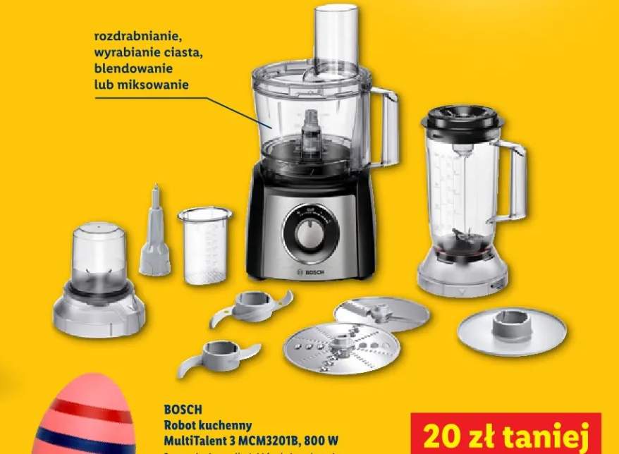 Robot kuchenny MultiTalent 3 MCM3201B, 800 W