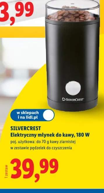 Elektryczny młynek do kawy 180W