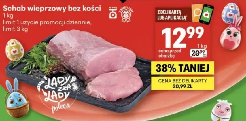 Schab wieprzowy bez kości