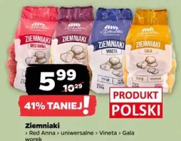 Ziemniaki Red Anna, uniwersalne, Vineta, Gala