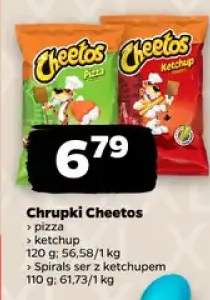 Chrupki Cheetos Spirals ser z ketchupem