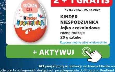 Jajko czekoladowe Niespodzianka różne rodzaje