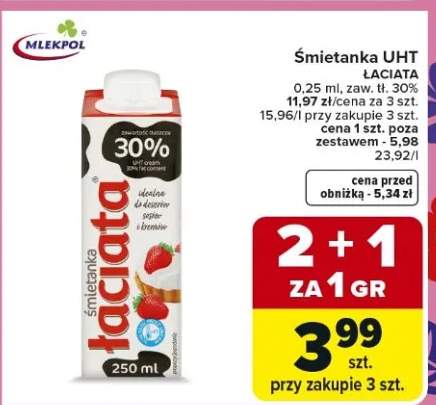 Śmietanka UHT 30%