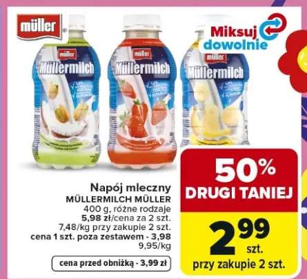 Napój mleczny różne rodzaje