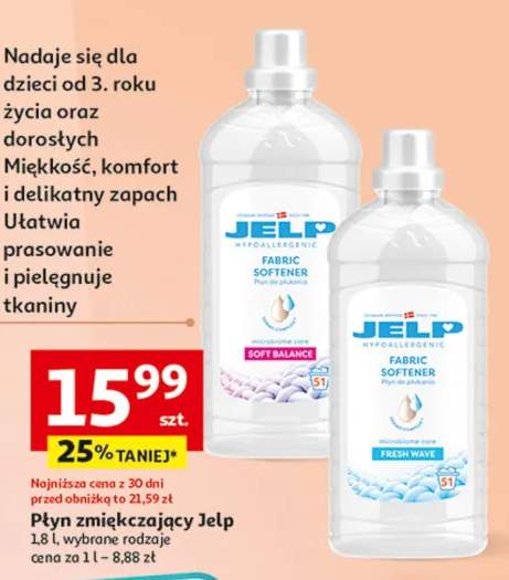 Płyn zmiękczający wybrane rodzaje