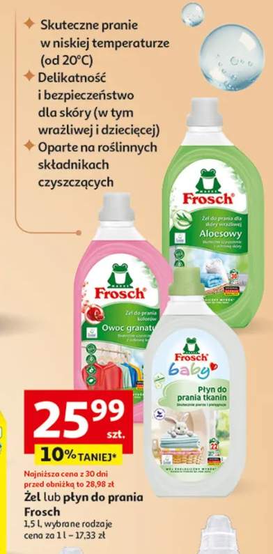 Żel lub płyn do prania wybrane rodzaje