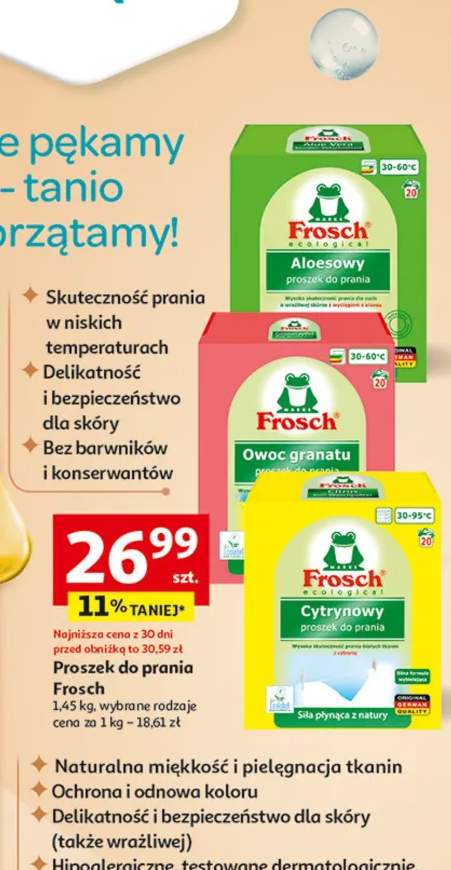 Proszek do prania wybrane rodzaje