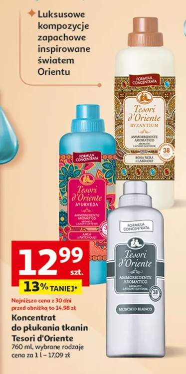 Koncentrat do płukania tkanin wybrane rodzaje