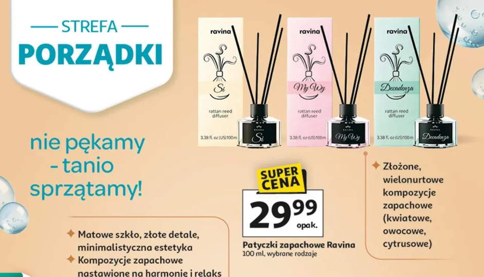 Patyczki zapachowe wybrane rodzaje