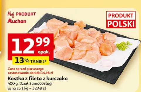 Kostka z fileta z kurczaka