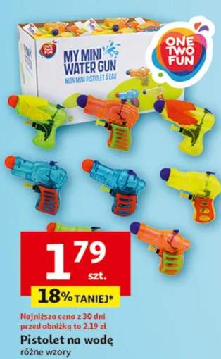 Pistolet na wodę różne wzory
