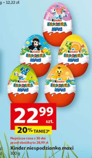 Kinder niespodzianka maxi 100g