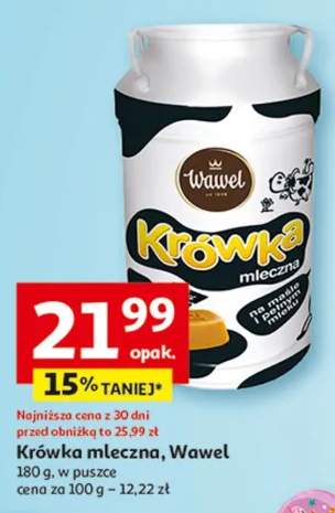 Krówka mleczna Wawel 180g, w puszce