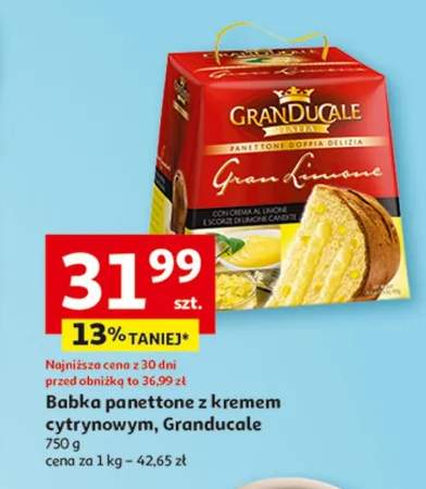 Babka panettone z kremem cytrynowym