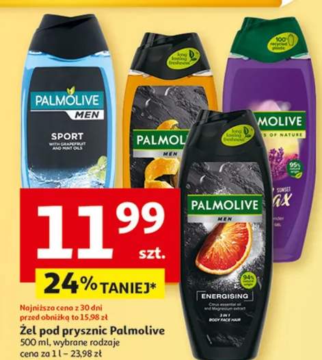 Żel pod prysznic Palmolive wybrane rodzaje