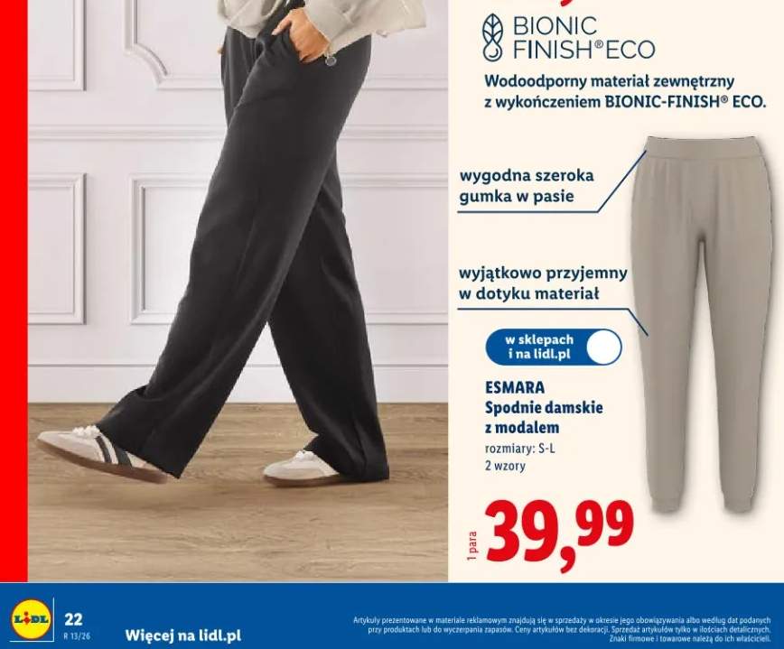 Spodnie damskie z modałem