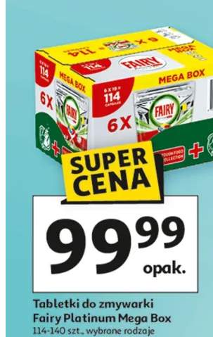 Tabletki do zmywarki Fairy Platinum Mega Box
