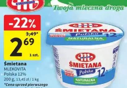Śmietana Polska 12%