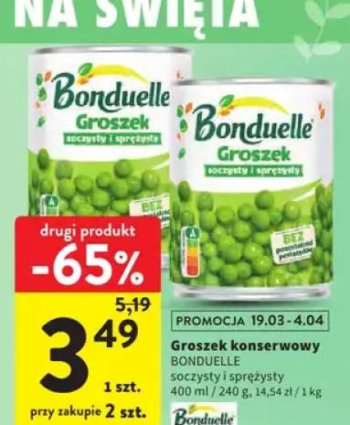 Groszek konserwowy soczysty i sprężysty