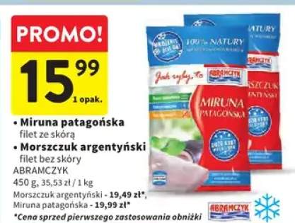 Miruna patagońska filet ze skórą