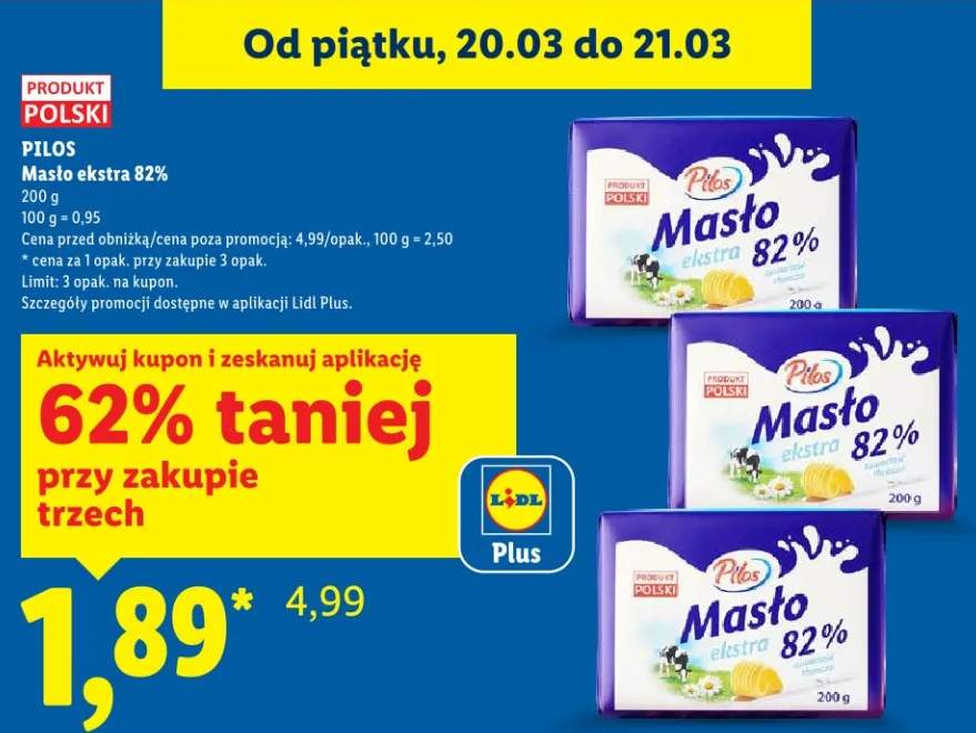 Masło ekstra 82%