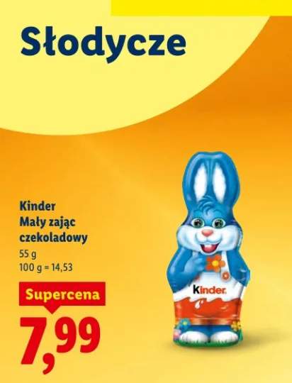 Mały zając czekoladowy