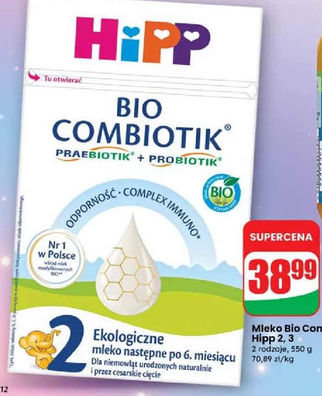 Mleko Bio Combiotik 2, 3