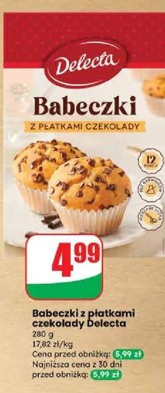 Babeczki z płatkami czekolady