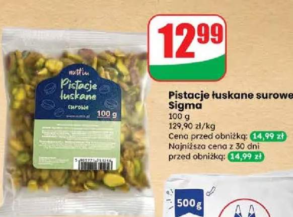 Pistacje łuskane surowe